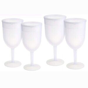 4 Kitchen Worthy Freezer Goblets